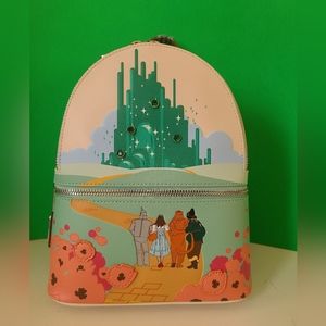 Limited Exclusive Wizard of Oz Loungefly Mini Backpack Emerald City